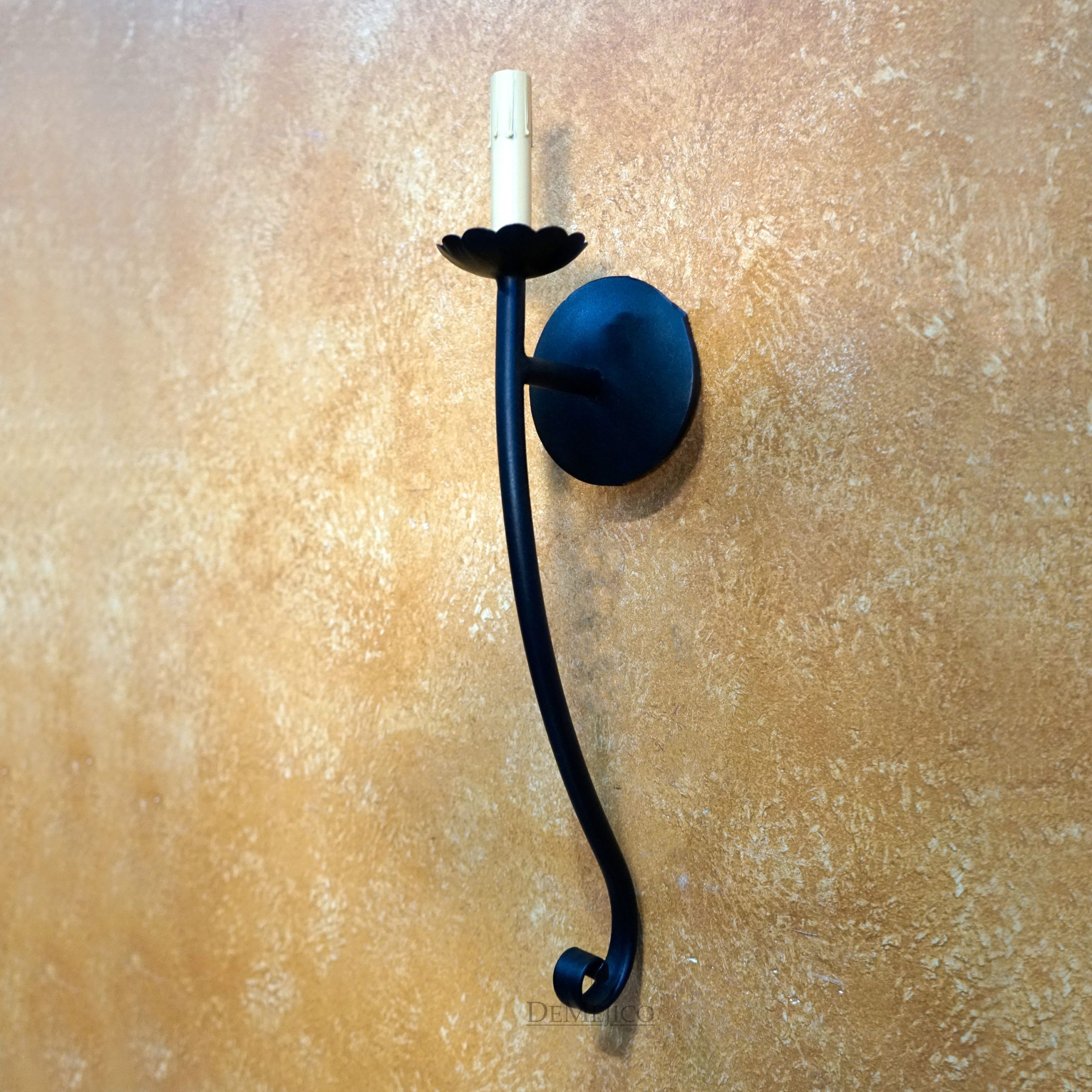 Hand Forged Sconce, Interior Wall Sconce, Old World Sconce - Demejico