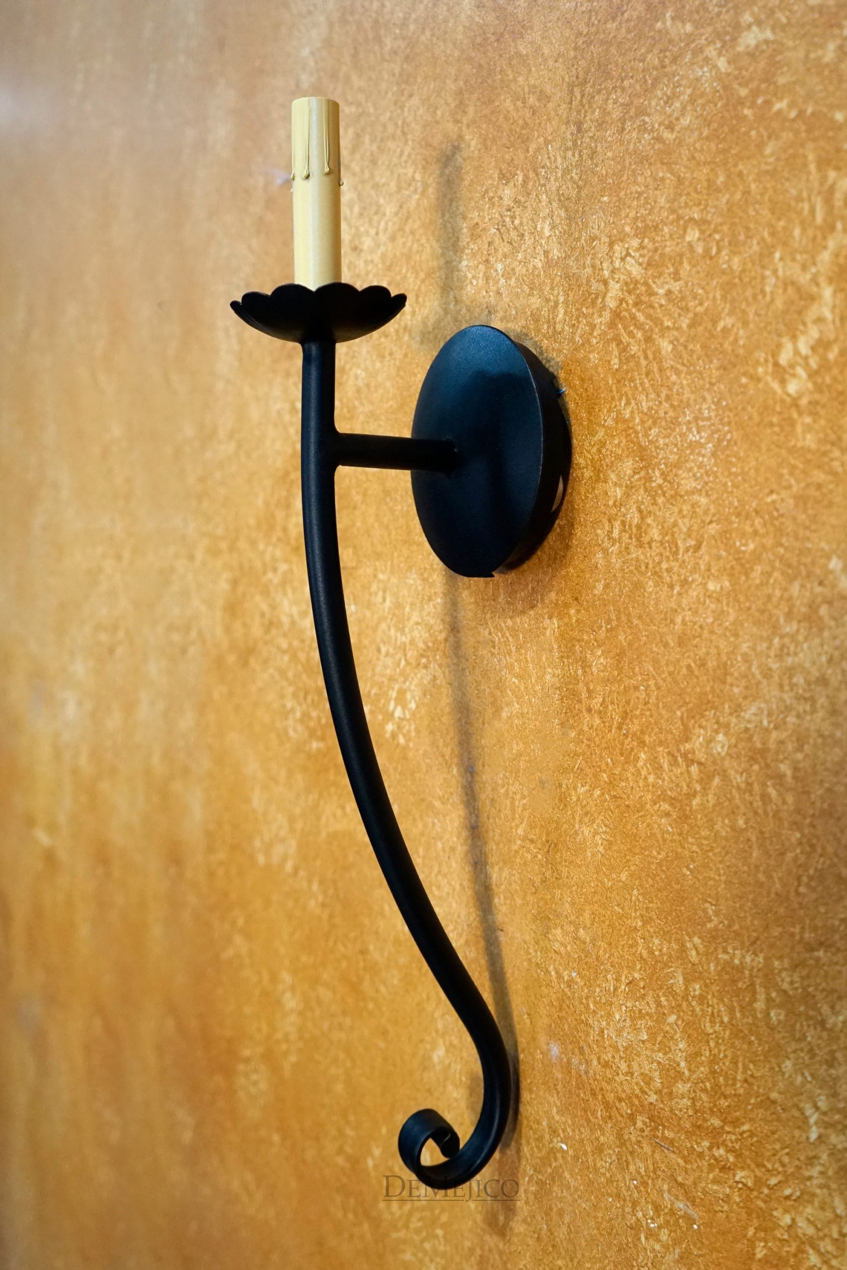 Hand Forged Sconce, Interior Wall Sconce, Old World Sconce - Demejico