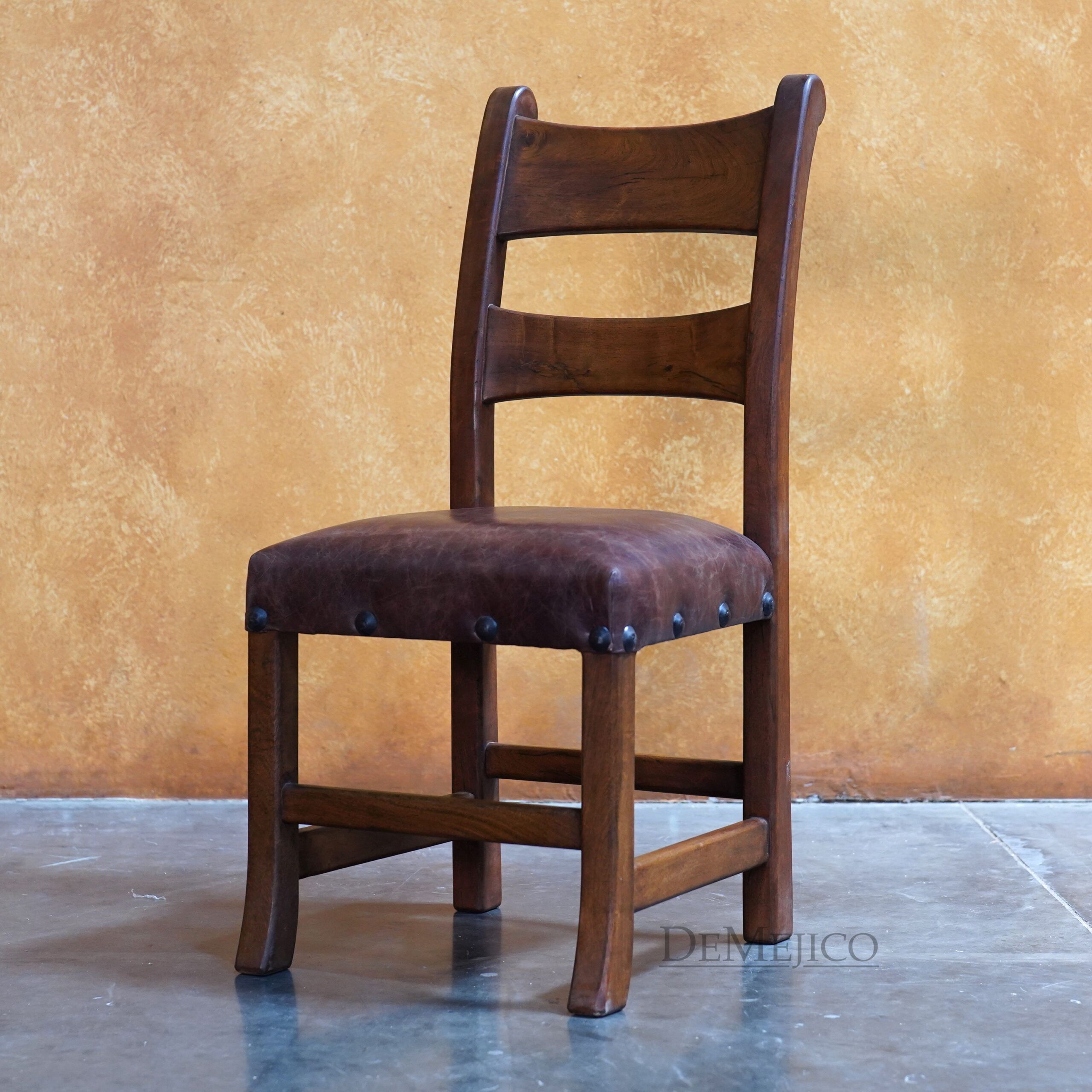 Silla Hacienda Spanish Ladder Back Chair - Demejico