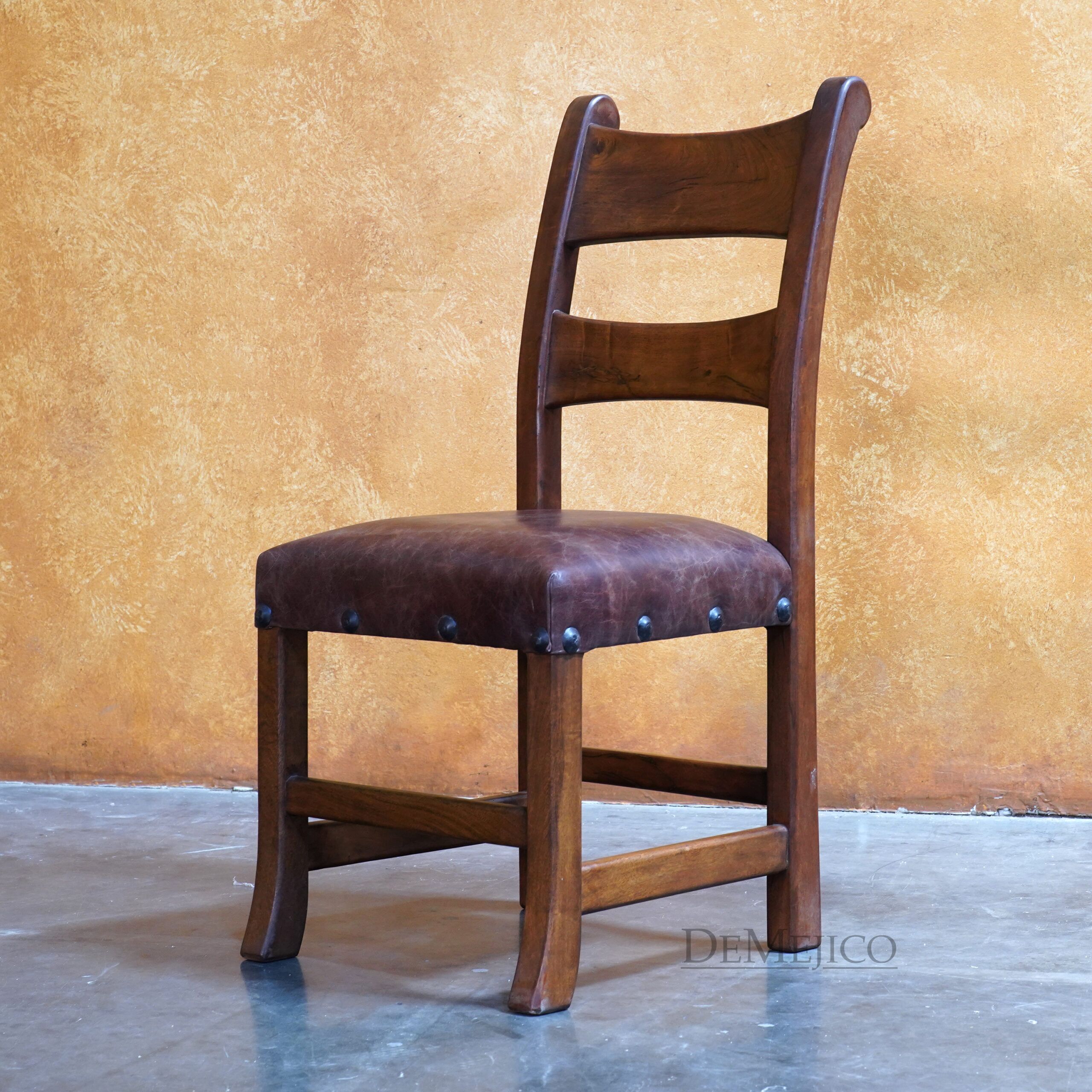 Silla Hacienda Spanish Ladder Back Chair - Demejico