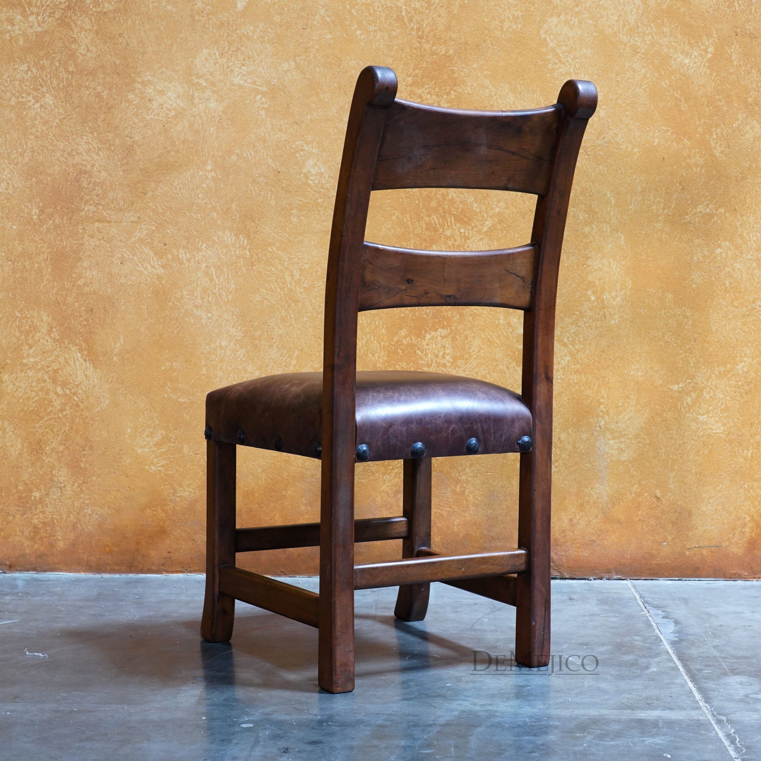 Silla Hacienda Spanish Ladder Back Chair - Demejico