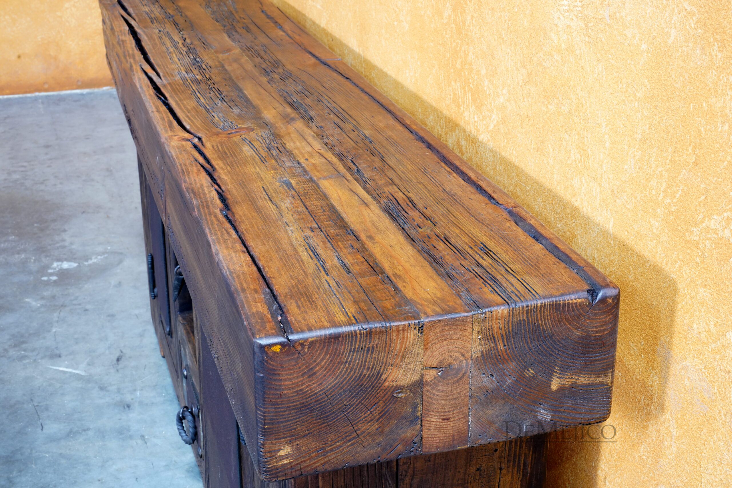 Vigas TV Stand, Rustic Wood TV Stand, Rustic Entertainment Center