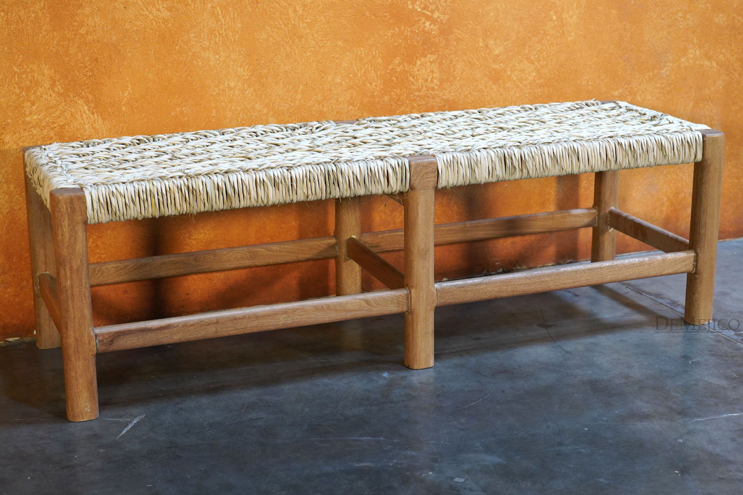 Backless Tulum Bench, Coastal Furniture, Backless Benches, Natural Furniture